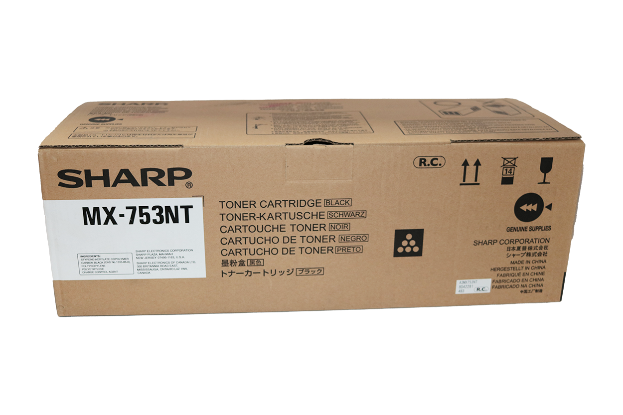 SHARP BLACK TONER - MX753NT