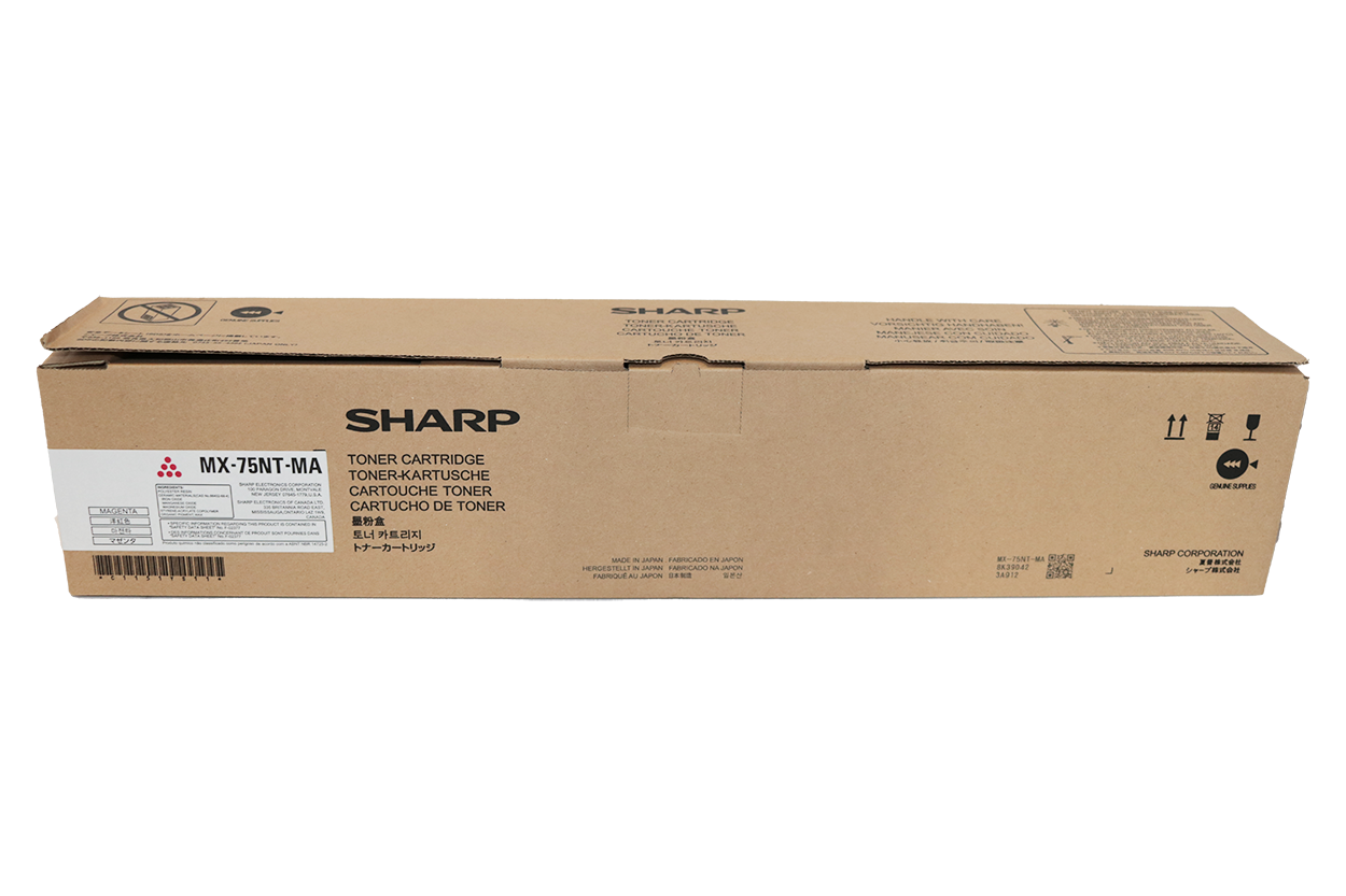 SHARP MAGENTA TONER - MX75NTMA