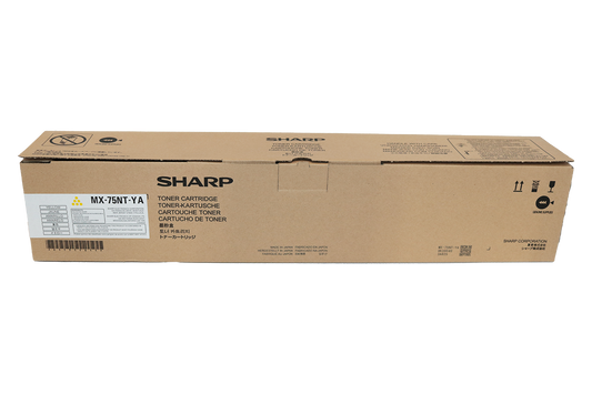 SHARP YELLOW TONER - MX75NTYA