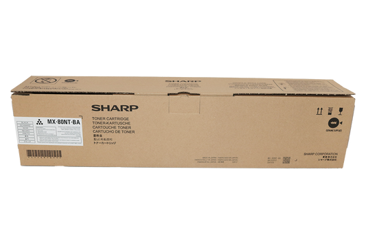 SHARP BLACK TONER - MX80NTBA