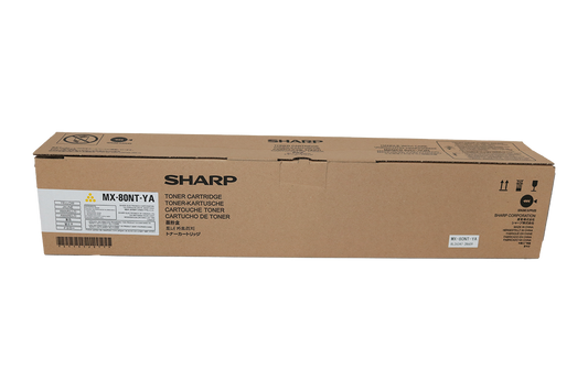 SHARP YELLOW TONER - MX80NTYA