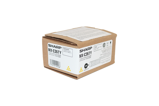 SHARP YELLOW TONER CARTRIDGE - 6K YIELD - MXC35TY