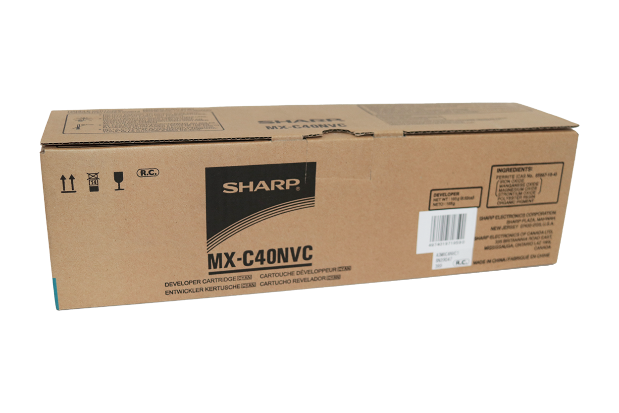 SHARP CYAN DEVELOPER CARTRIDGE - MXC40NVC