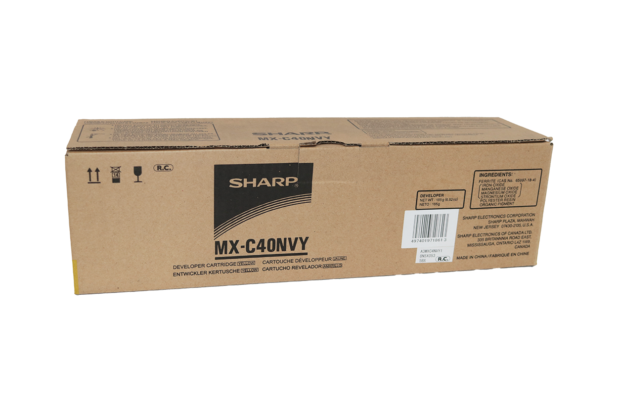 SHARP YELLOW DEVELOPER CARTRIDGE - MXC40NVY