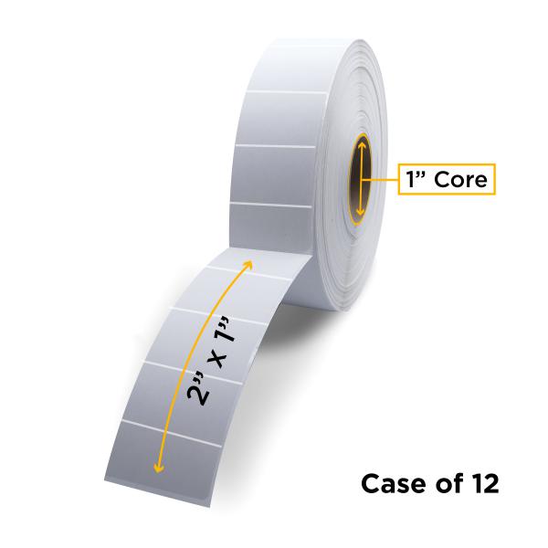 NON-OEM ZEBRA NEW DIRECT THERMAL LABEL ROLL 1.0" ID X 5.0" MAX OD FOR DESKTOP BARCODE PRINTERS - 10005850, 10010028