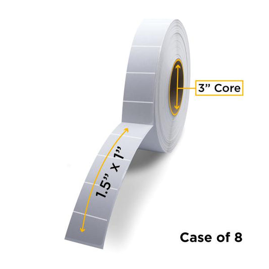 NON-OEM ZEBRA NEW THERMAL TRANSFER LABEL ROLL 3.0" ID X 8.0" MAX OD FOR INDUSTRIAL BARCODE PRINTERS - 10011981, 72280