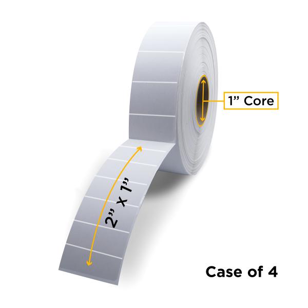 NON-OEM ZEBRA NEW THERMAL TRANSFER LABEL ROLL 1.0" ID X 5.0" MAX OD FOR DESKTOP BARCODE PRINTERS - 10005850