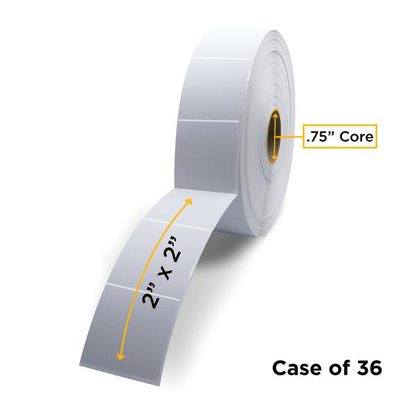 NON-OEM ZEBRA NEW DIRECT THERMAL LABEL ROLL 0.75" ID X 2.0" MAX OD FOR MOBILE BARCODE PRINTERS - LD-R7AO5B