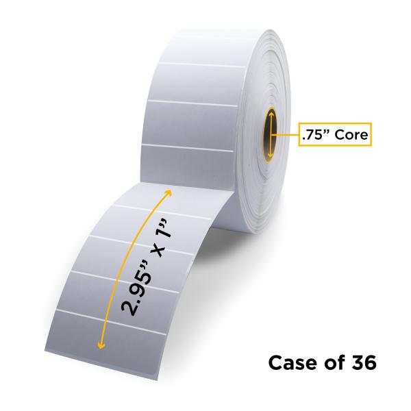 NON-OEM ZEBRA NEW DIRECT THERMAL LABEL ROLL 0.75" ID X 1.5" MAX OD FOR MOBILE BARCODE PRINTERS - 10034815